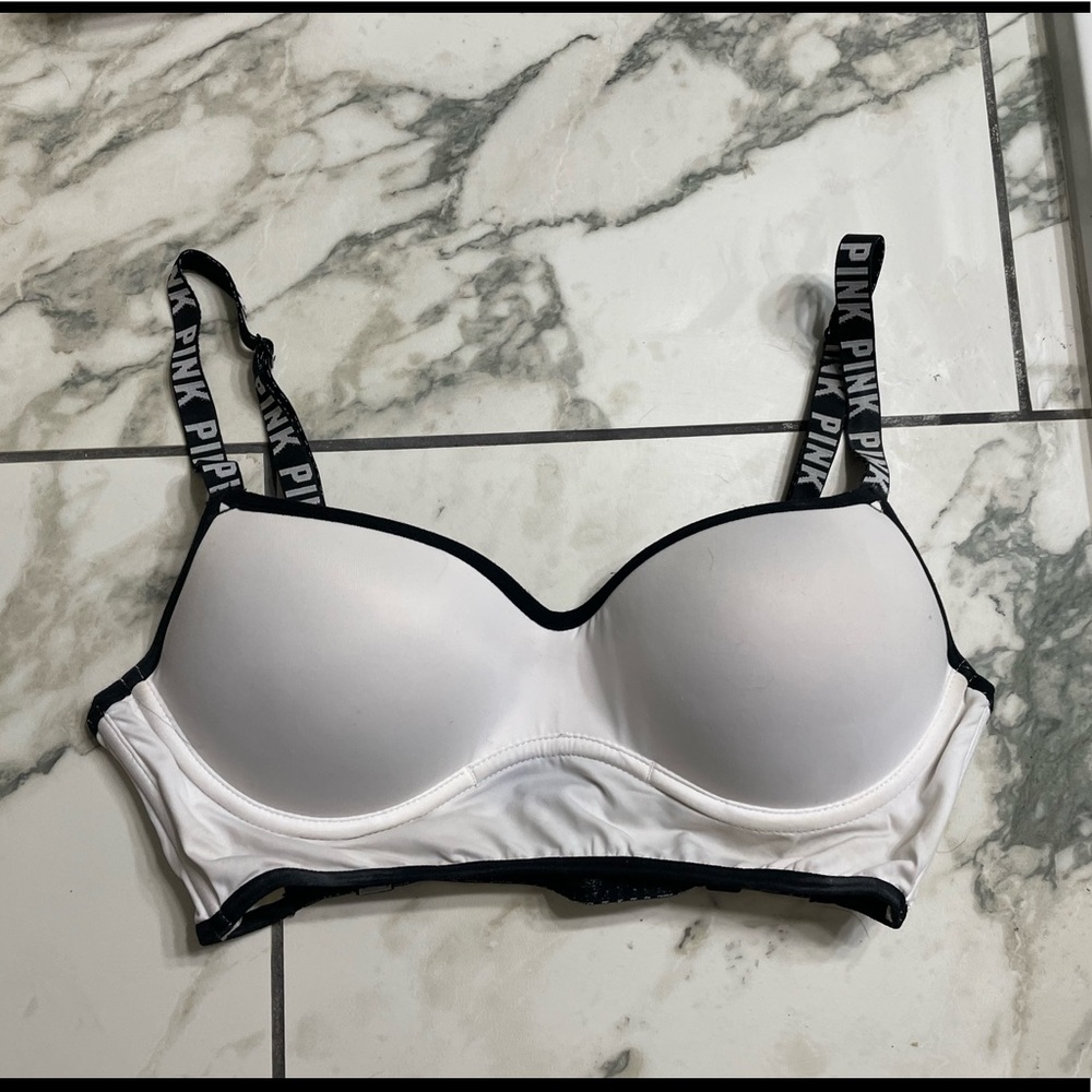 Pink Victoria’s Secret bralette